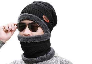 Unisex Beanie Cap & Neck Warm Set - Available in Three Colours