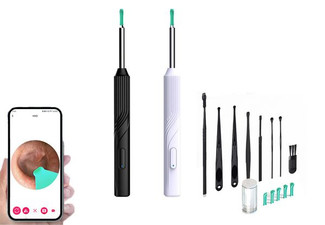 Wireless Ear Wax Remover - Available in Two Colours & Option for Two