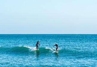 Two-Hour Beginner Group Surf Lesson incl. Boards and Wetsuits - Options for up to Eight People, Two Two-Hour Lessons, or a Two Hour Private Surf Lesson - Valid from 1st September