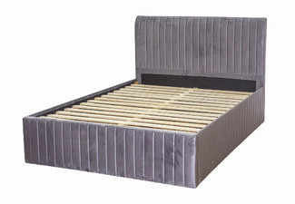Wairoa Upholstered Fabric Bed Frame with Drawers - Available in Two Sizes