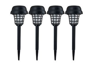 Four-Pack Outdoor Solar Powered Mosquito Light - Option for Eight-Pack