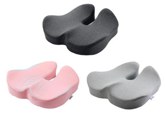 Non-Slip Memory Foam Seat Cushion for Office Chair - Three Colours Available