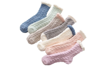 Five Pairs of Women's Autumn & Winter Thermal Socks - Option for Ten Pairs