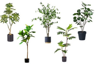 Indoor Artificial Plant Tree Range- Five Options & Three Sizes Available