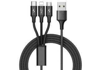Smart 3-in-1 Charging Cable for iOS/Android