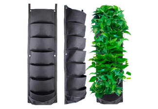 Vertical Hanging Garden Planter with Seven Pockets