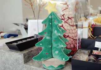 Soft Christmas Tree Plush Decoration - Three Colours Availablle