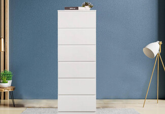 Enkel Six-Drawer Slim Tallboy