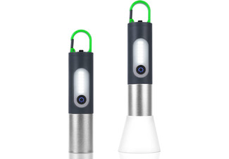 Rechargeable LED Flashlight & Camping Lantern In One Combo