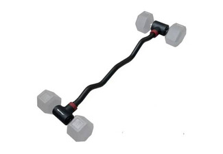 Adjustable Dumbbell Converter - Option for Curl or Straight Bar