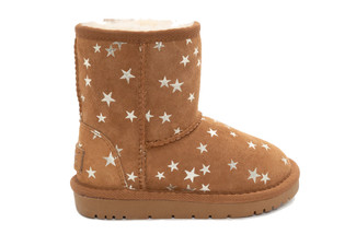 Ozwear Ugg Kids Classic Stars Boots with Stars Print - Six Sizes Available