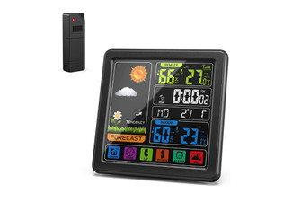 LCD Weather Hygrometer with Alarm Clock
