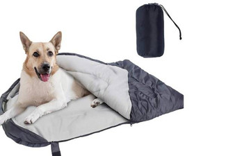 Pet Sleeping Bag with Storage Bag - Option for Two-Pack & Three Colours Available