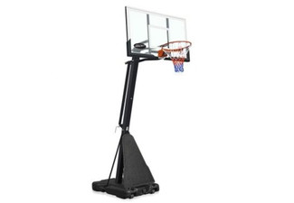 Genki 2.45m-3.05m Adjustable Basketball Hoop Stand with Scoreboard