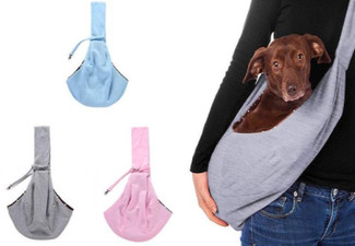 Reversible Pet Sling Carrier - Three Colours Available
