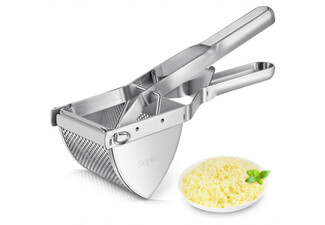 Stainless Steel Potato Ricer with Reinforced Handle Guard