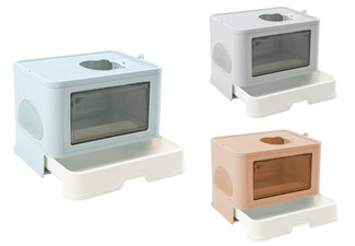 PaWz Foldable Cat Litter Box - Three Colours Available