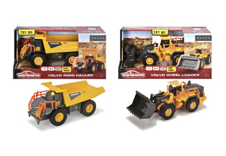 Majorette Volvo Construction Vehicle Toy Range - Three Options Available - Elsewhere Pricing $54.99