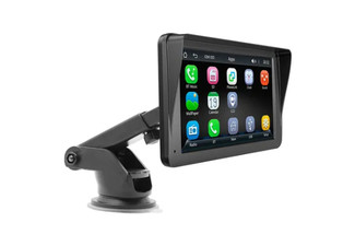 Seven-Inch Portable Touch Screen Car Stereo Compatible with Carplay & Android Auto