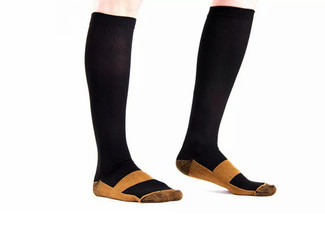 Compression Socks - Three Colours Available & Option for Two-Pack
