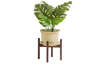 Mid-Century Style Bamboo Indoor Plant Stand - Three Sizes Available