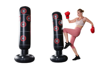 160cm Inflatable Boxing Punching Bag - Option for Two-Pack