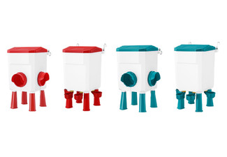 Petscene Automatic 8kg & 7L Chicken Feeder Waterer Set - Two Colours Available