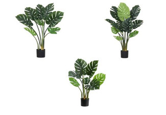 Indoor Artificial Monstera Deliciosa Plant - Three Sizes Available