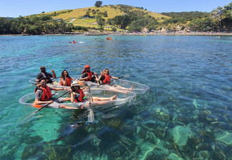 60-Minute Clear Kayak Hire at Goat Island for Two People - Option for 90-Minute Clear Kayak Hire for Two People - Valid from October 16th 2024