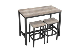 Vasagle Modern Bar Table & Stool Set