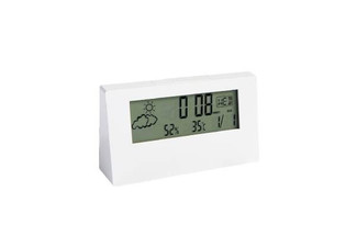 Three-in-One Thermometer Hygrometer Alarm Clock