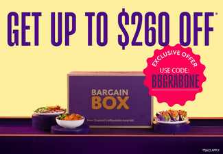 Get Up To $260 OFF Your First 5 Deliveries With Bargain Box - From Only $6.95 Per Plate