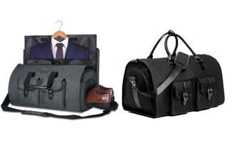 45L Travel Suit Carrier Bag with Shoe Compartment - Available in Three Colours
