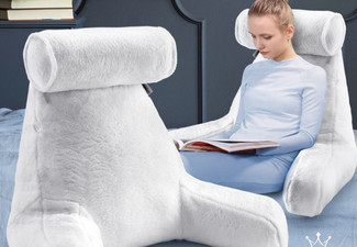 Velvet Fabric Lounge Memory Foam Pillow - Six Colours Available