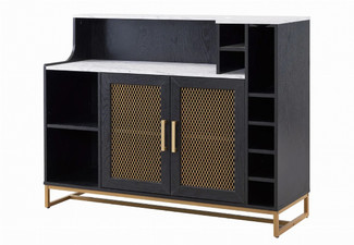 Two-Tone Modern Wine Cabinet