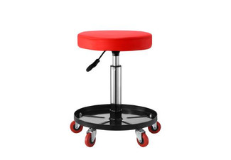 Adjustable Swivel Work Stool with Wheels