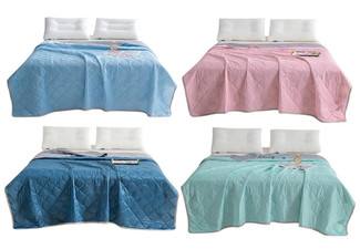 Lightweight Soft Summer Cooling Blanket - Available in Four Colours & Three Sizes