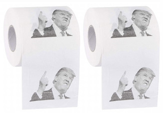 Two Rolls of Funny Toilet Paper