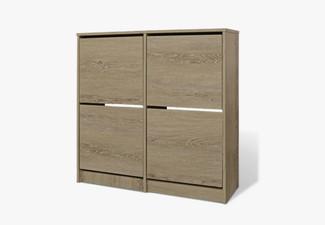 Sleek Stylish Contemporary Shoe Cabinet