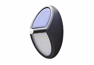 Outdoor Solar Patio Sconces - Available in Two Colours & Option for Two-Pack