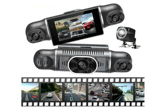 Four-Channel 1080P HD Car Night Vision Dash Camera with 32GB TF Card