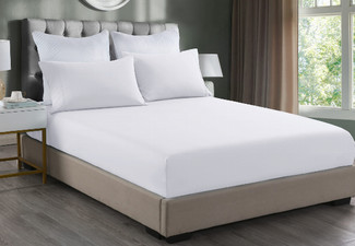 Royal Comfort 2000TC Bamboo Cooling Three-Piece Fitted Sheet & Pillowcase Combo Set - Available in Six Colours & Three Sizes