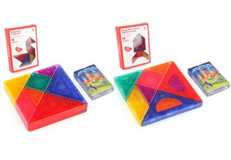Colorful Magnetic 3D Tangram Jigsaw Toy - Two Options Available