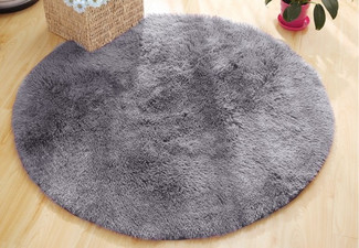 Soft Round Area Rug - Two Colours Available