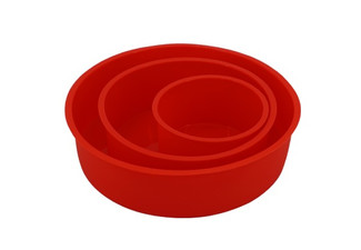Three-Piece Silicone Round Cake Moulds