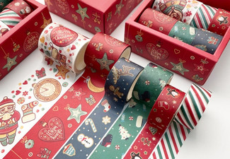 Christmas Paper Decorative Tape Set