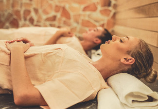 120-Min Luxurious Spa Package - Incl.
60-Min Salt Stone Spa/Salt Therapy & 60-Min Full Body Massage; Option for Two People