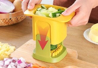Two-in-One Vegetable Chopper Dicing & Slitting