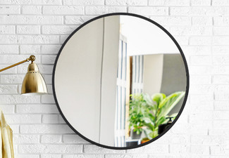 Bathroom Round Shaped Wall Mirror - Two Sizes Available