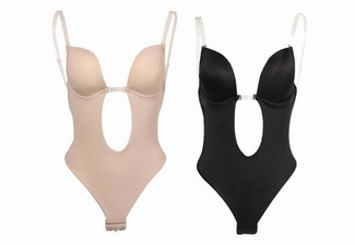 Women's U-Plunge Backless Shapewear - Available in Two Colours & Four Sizes